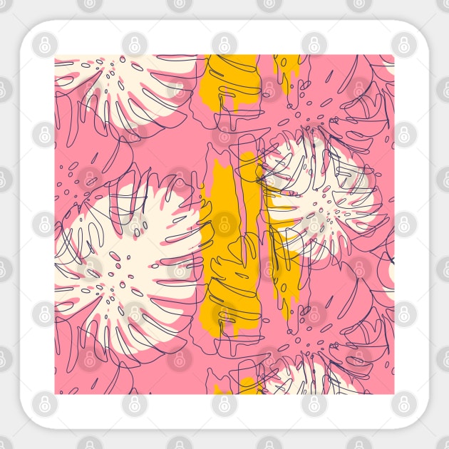 Abstract Seamless and Colorful Pattern Sticker by Eskitus Fashion